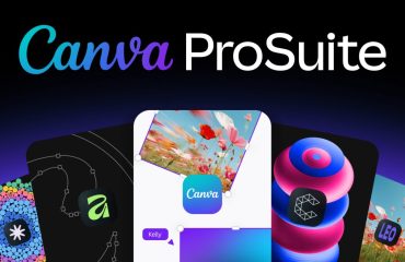 Visual rasmi Canva ProSuite yang menghubungkan Affinity dan aplikasi kreatif dalam aliran kerja reka bentuk.